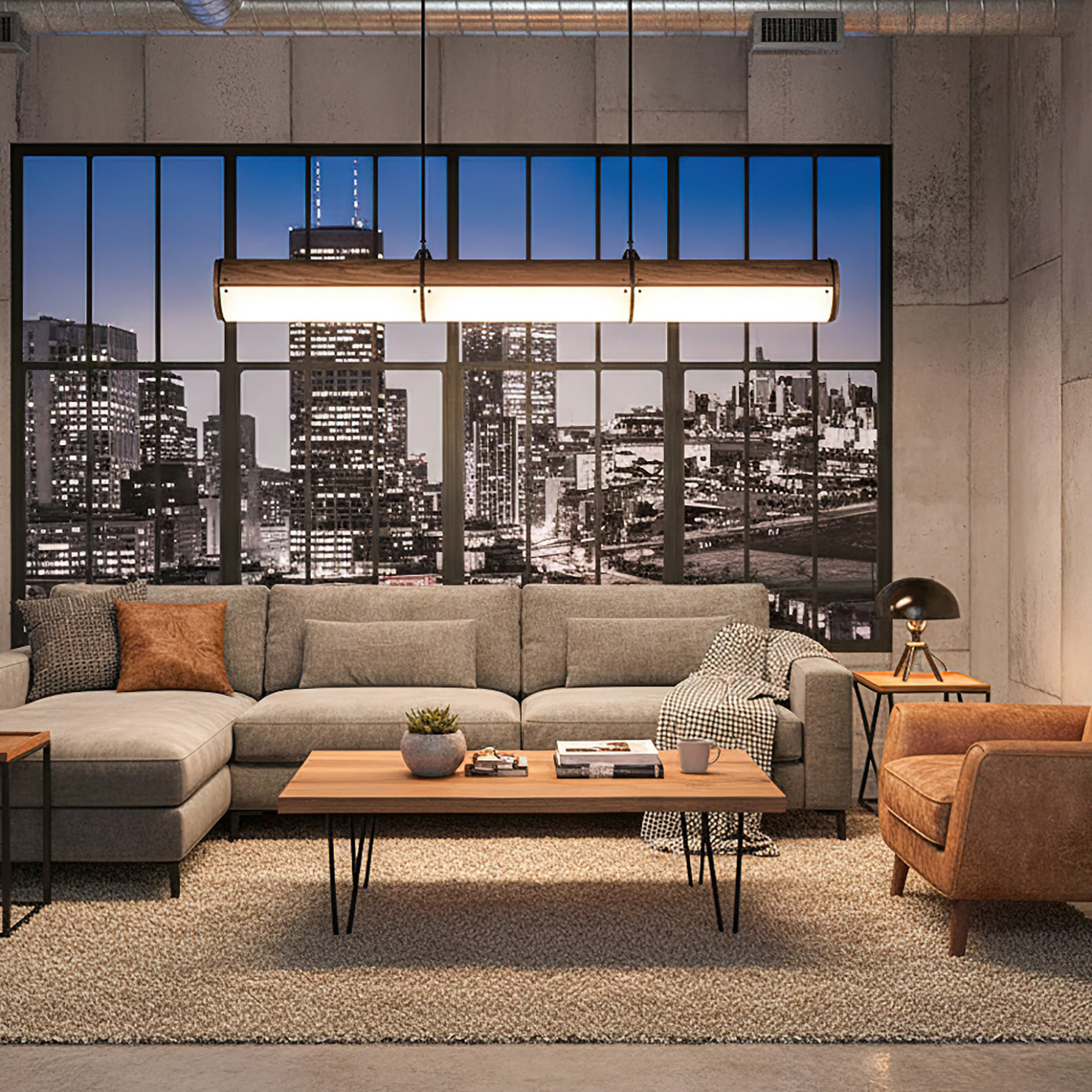 Woody Medieval Pendant Light