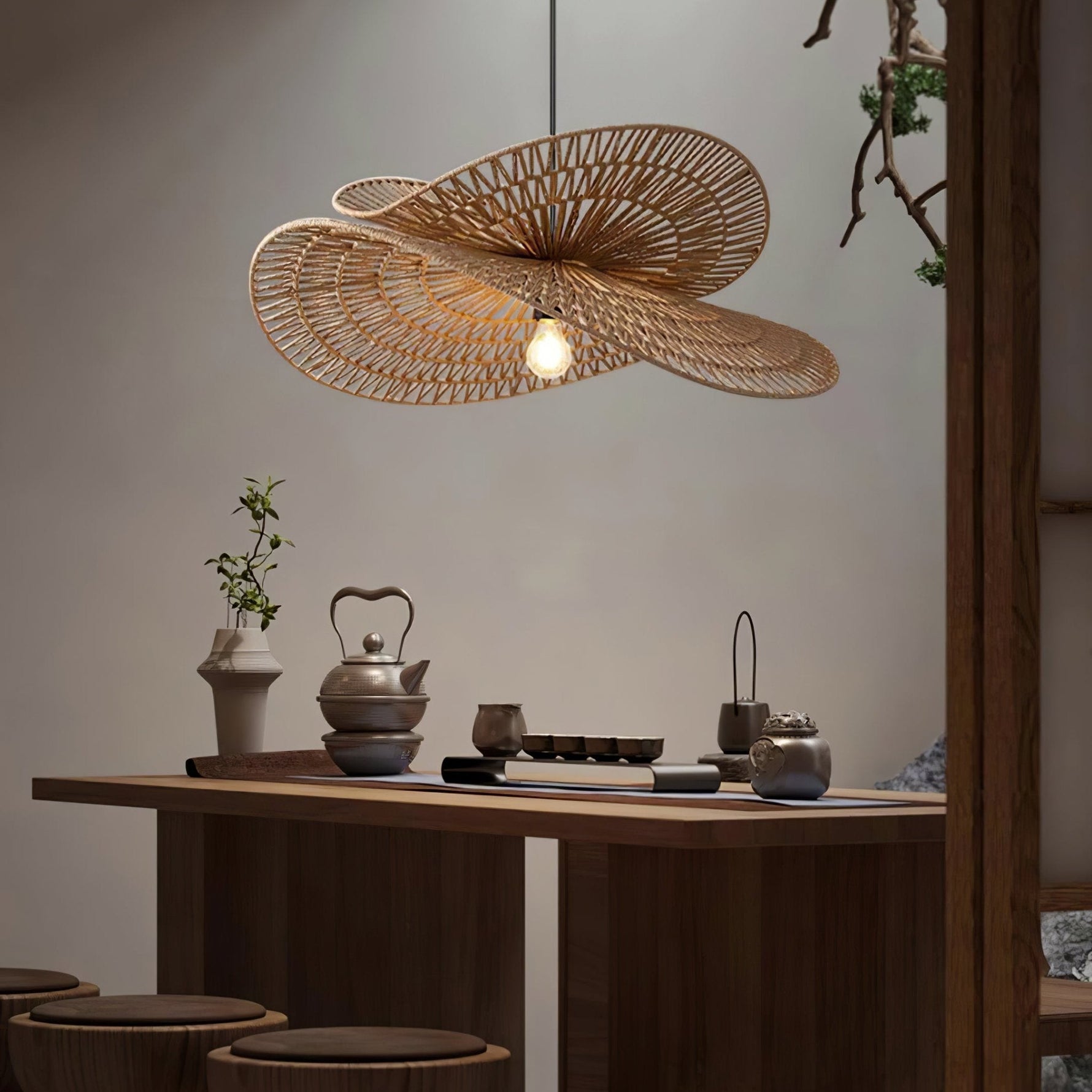 Woven Breeze Pendant Light - Lamp Outdoor