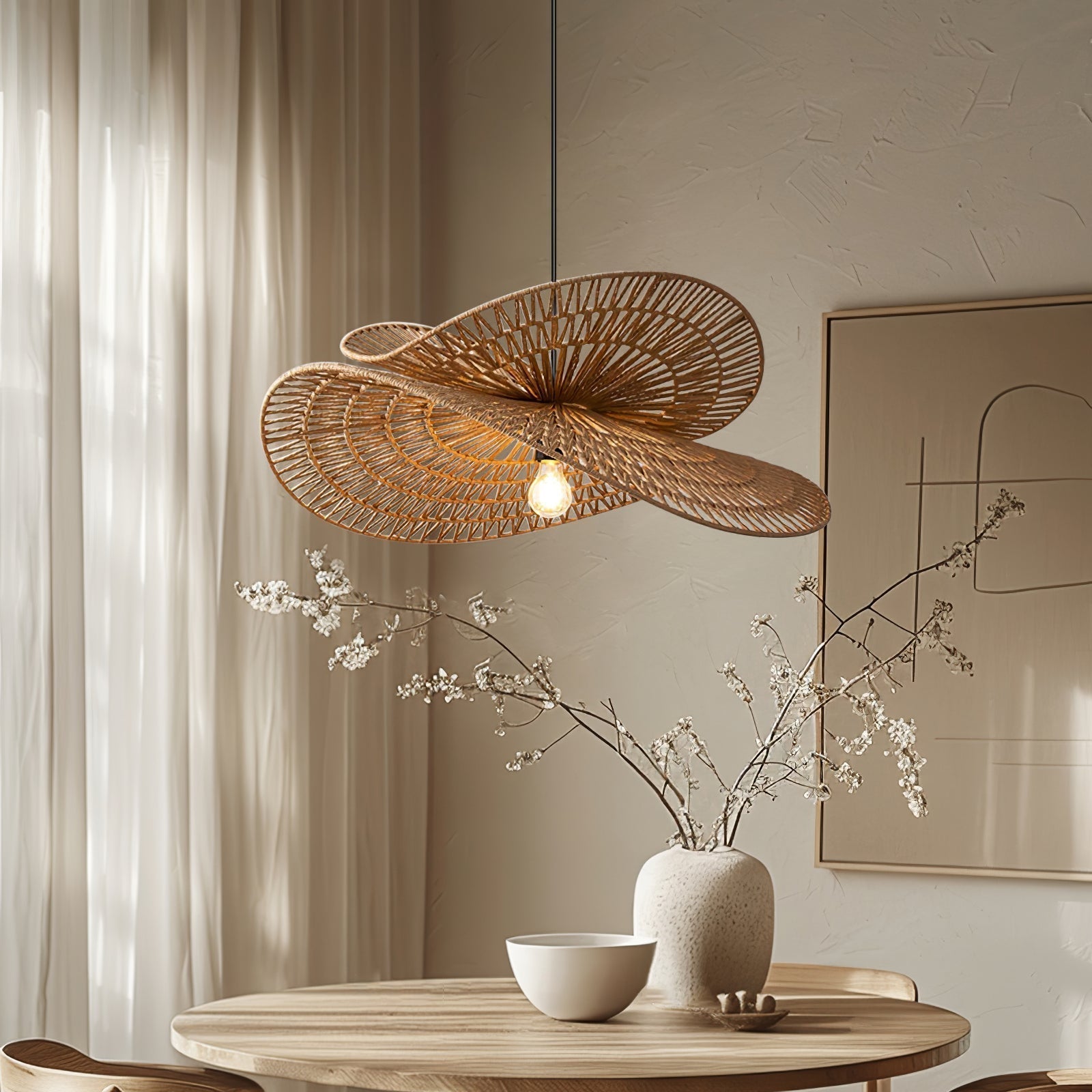 Woven Breeze Pendant Light - Lamp Outdoor
