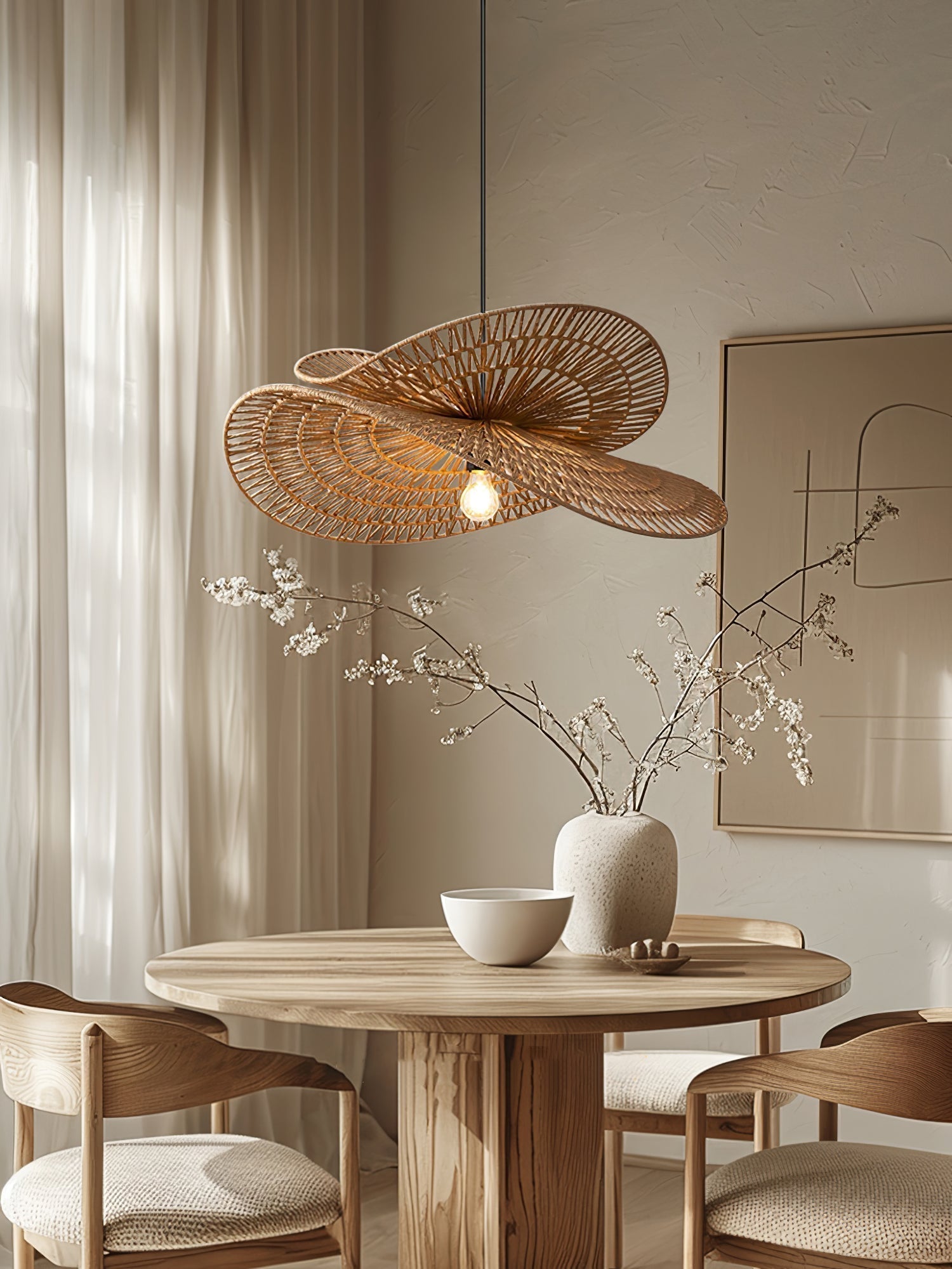 Woven Breeze Pendant Light - Lamp Outdoor