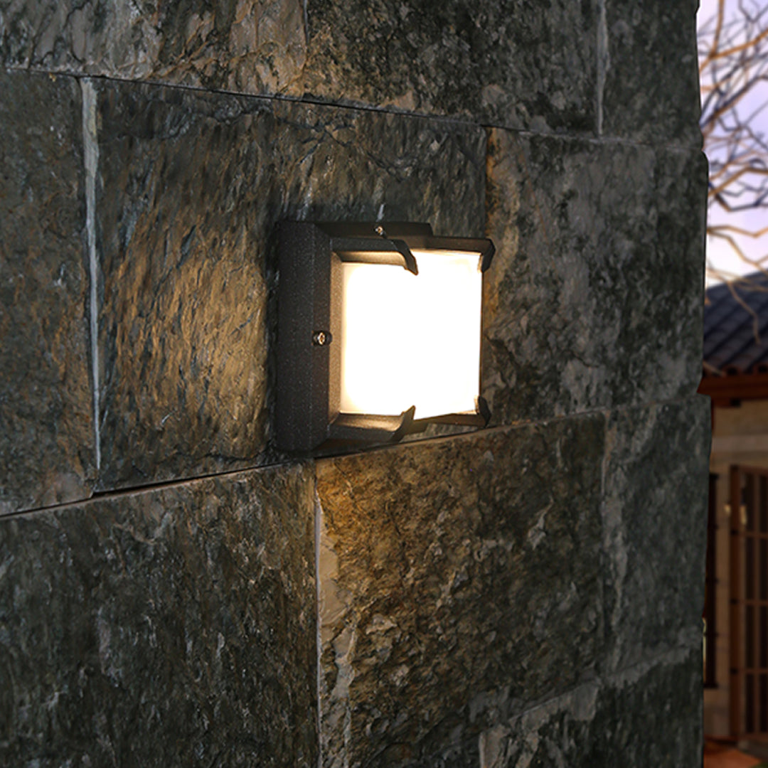 Die-cast Aluminum Black Outdoor Wall Light Modern simple Style - Lamp Outdoor