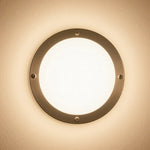 Round Outdoor Wall Lights Waterproof Minimalist Style - Lamp Outdoor