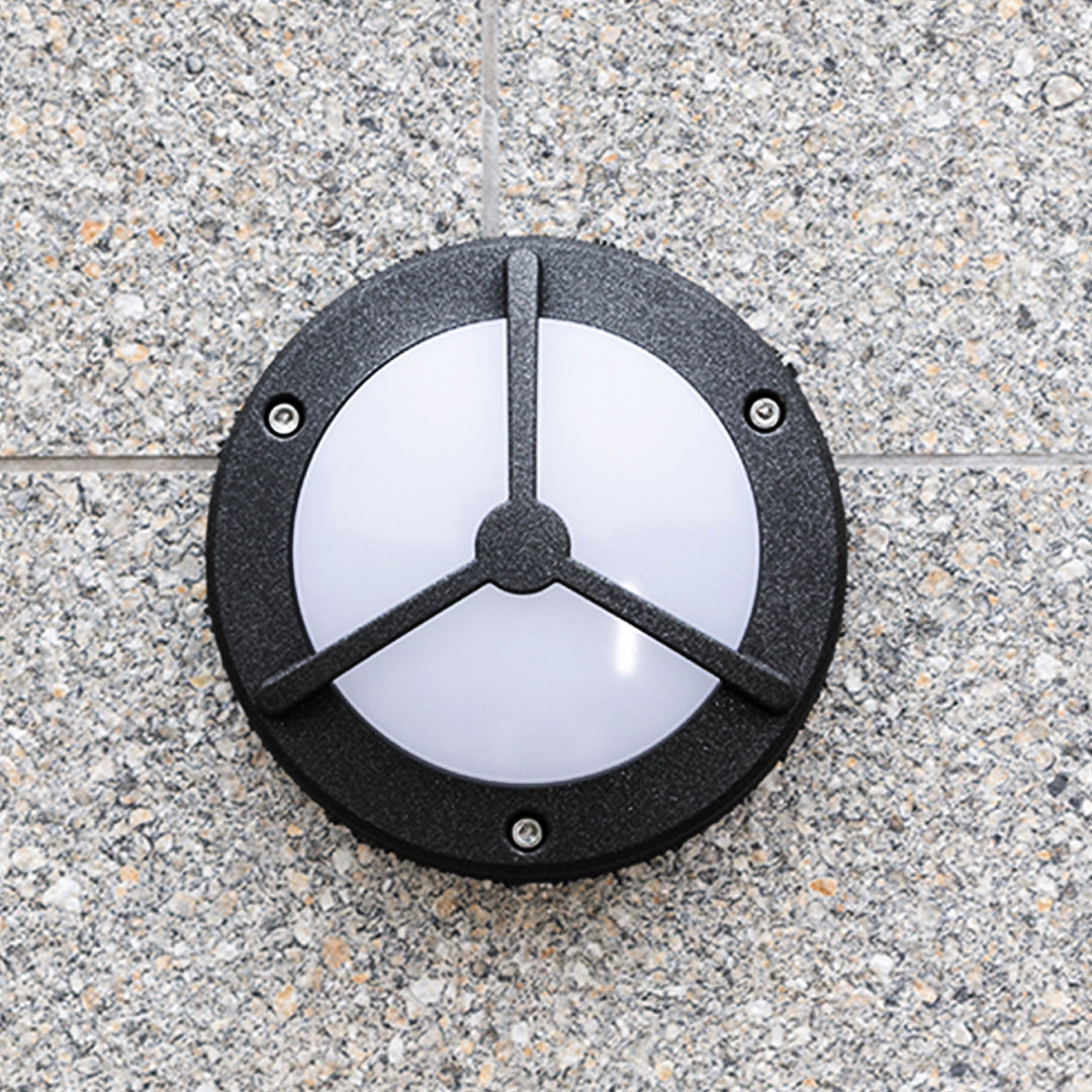 Waterproof Outdoor Wall Lighting Minimalist Trisection Round - Lamp Outdoor