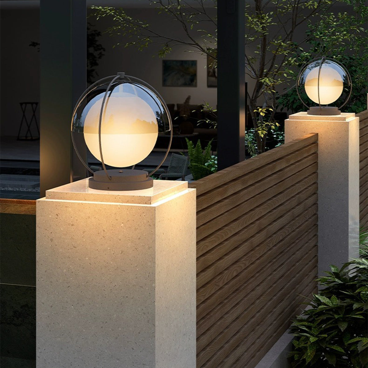 Waterproof Led Pillar Lights Outdoor Modern Minimalist - Lamp Outdoor
