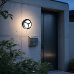 Waterproof Outdoor Wall Lighting Minimalist Trisection Round - Lamp Outdoor