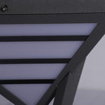 Geometric Aluminum Waterproof LED Black Modern Outdoor Light Pillar Lamp - Lamp Outdoor