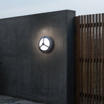 Waterproof Outdoor Wall Lighting Minimalist Trisection Round - Lamp Outdoor