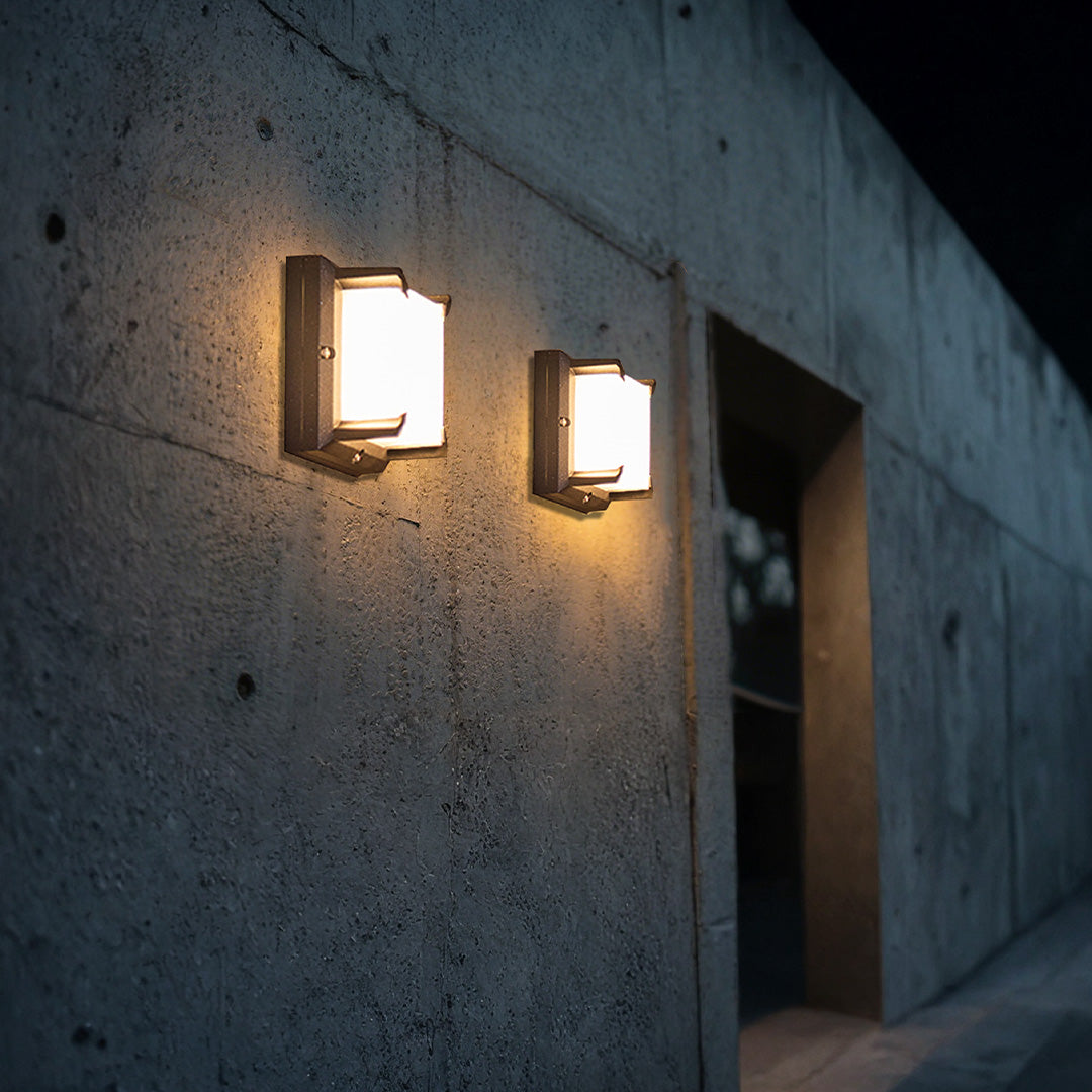 Die-cast Aluminum Black Outdoor Wall Light Modern simple Style - Lamp Outdoor