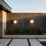 Round Outdoor Wall Lights Waterproof Minimalist Style - Lamp Outdoor
