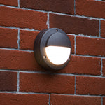 Round Outdoor Wall Sconce Waterproof Minimalist Style - Lamp Outdoor