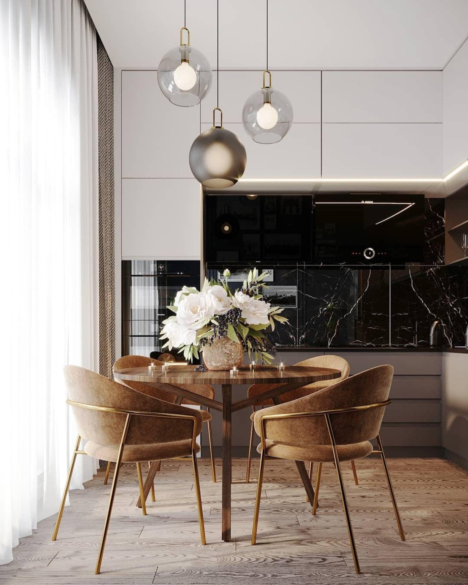 Pendulum Glass Pendant Lamp - Lamp Outdoor