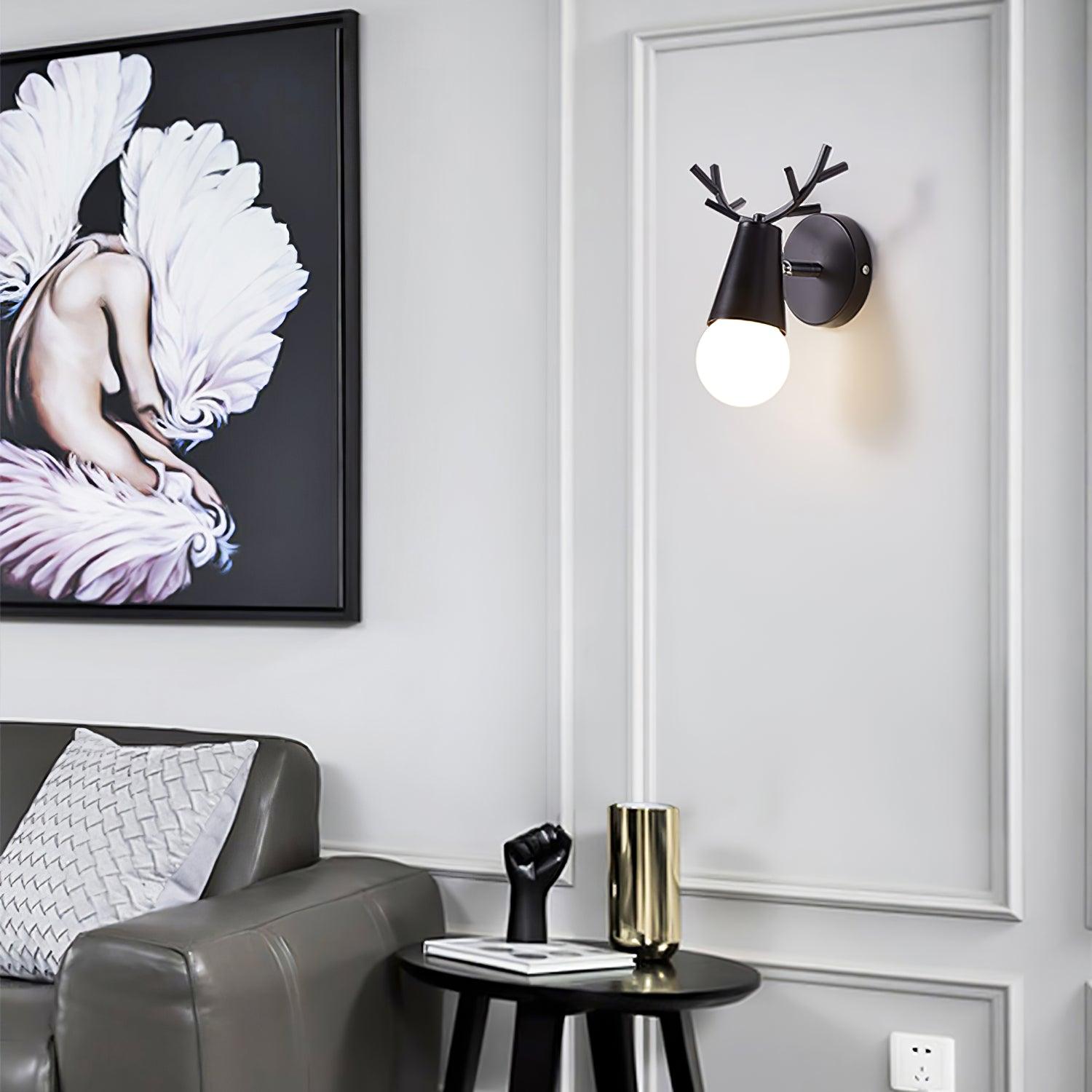 Yeknu Antler Wall Lamp - Lamp Outdoor