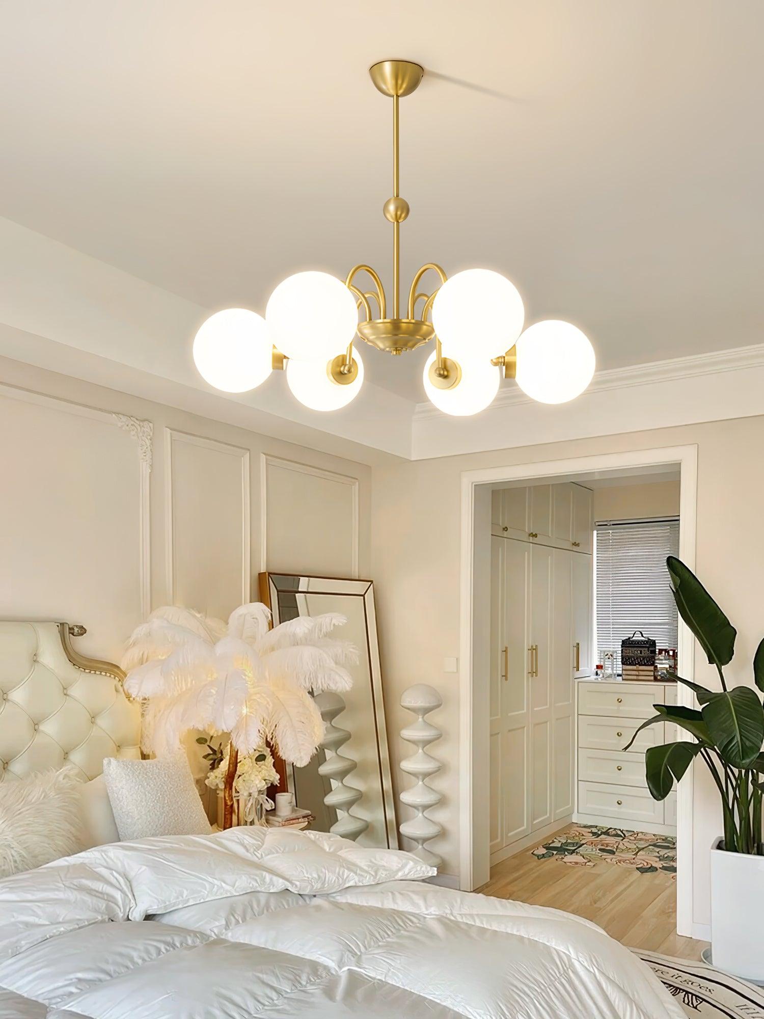 Aurora Luxe Glass Chandelier - Lamp Outdoor
