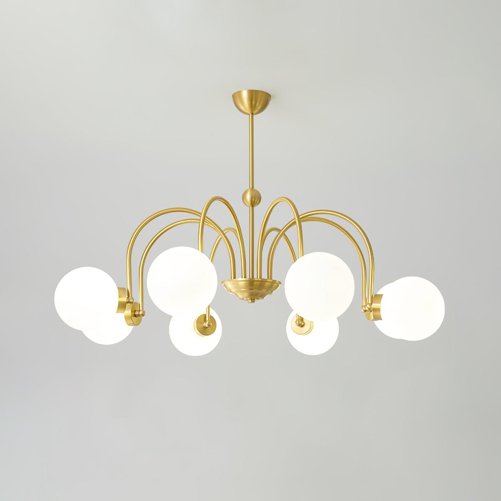 Aurora Luxe Glass Chandelier - Lamp Outdoor