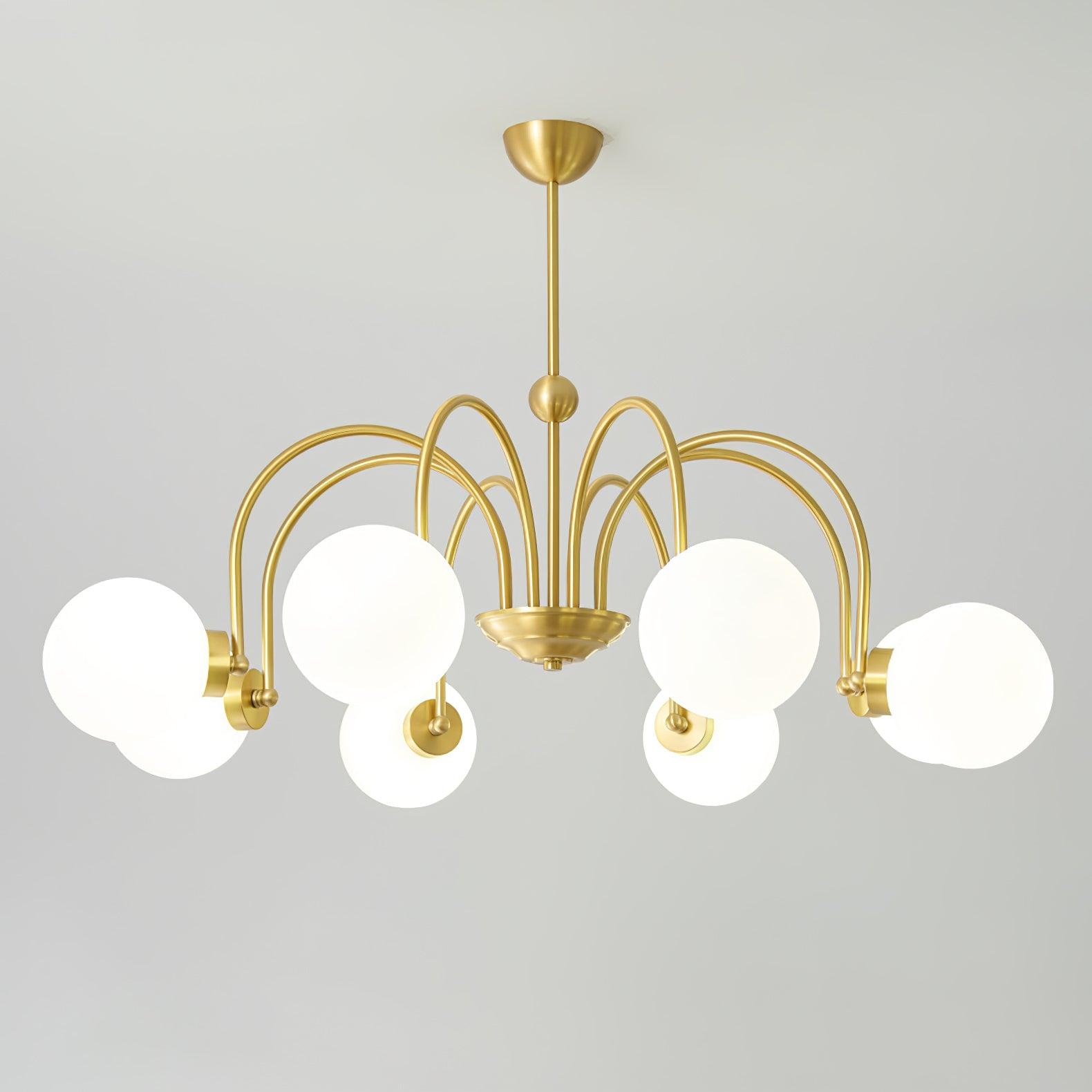Aurora Luxe Glass Chandelier - Lamp Outdoor