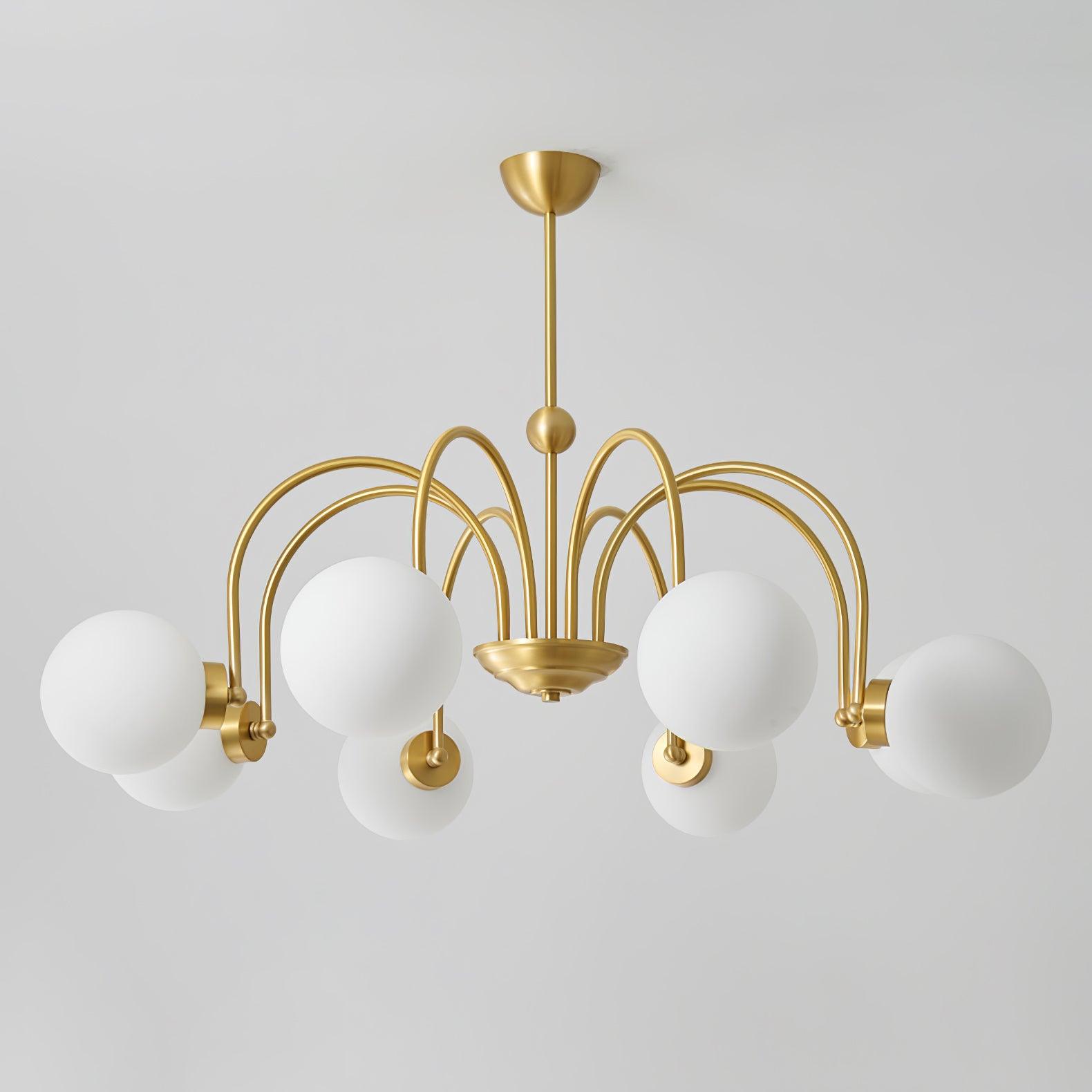 Aurora Luxe Glass Chandelier - Lamp Outdoor