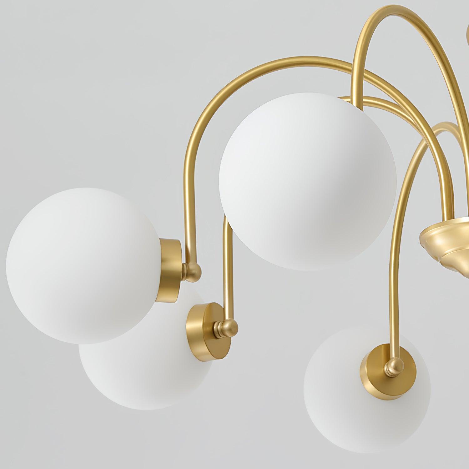 Aurora Luxe Glass Chandelier - Lamp Outdoor