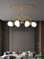 Aurora Luxe Glass Chandelier - Lamp Outdoor