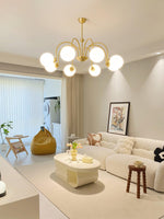 Aurora Luxe Glass Chandelier - Lamp Outdoor