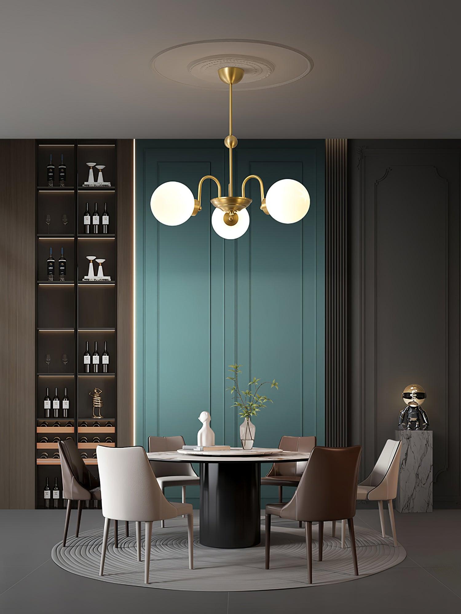 Aurora Luxe Glass Chandelier - Lamp Outdoor