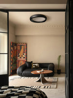 Eurtheara Organic Wood Glass Ceiling Light - Lamp Outdoor