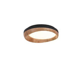 Eurtheara Organic Wood Glass Ceiling Light - Lamp Outdoor