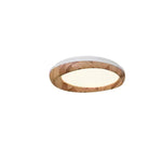 Eurtheara Organic Wood Glass Ceiling Light - Lamp Outdoor