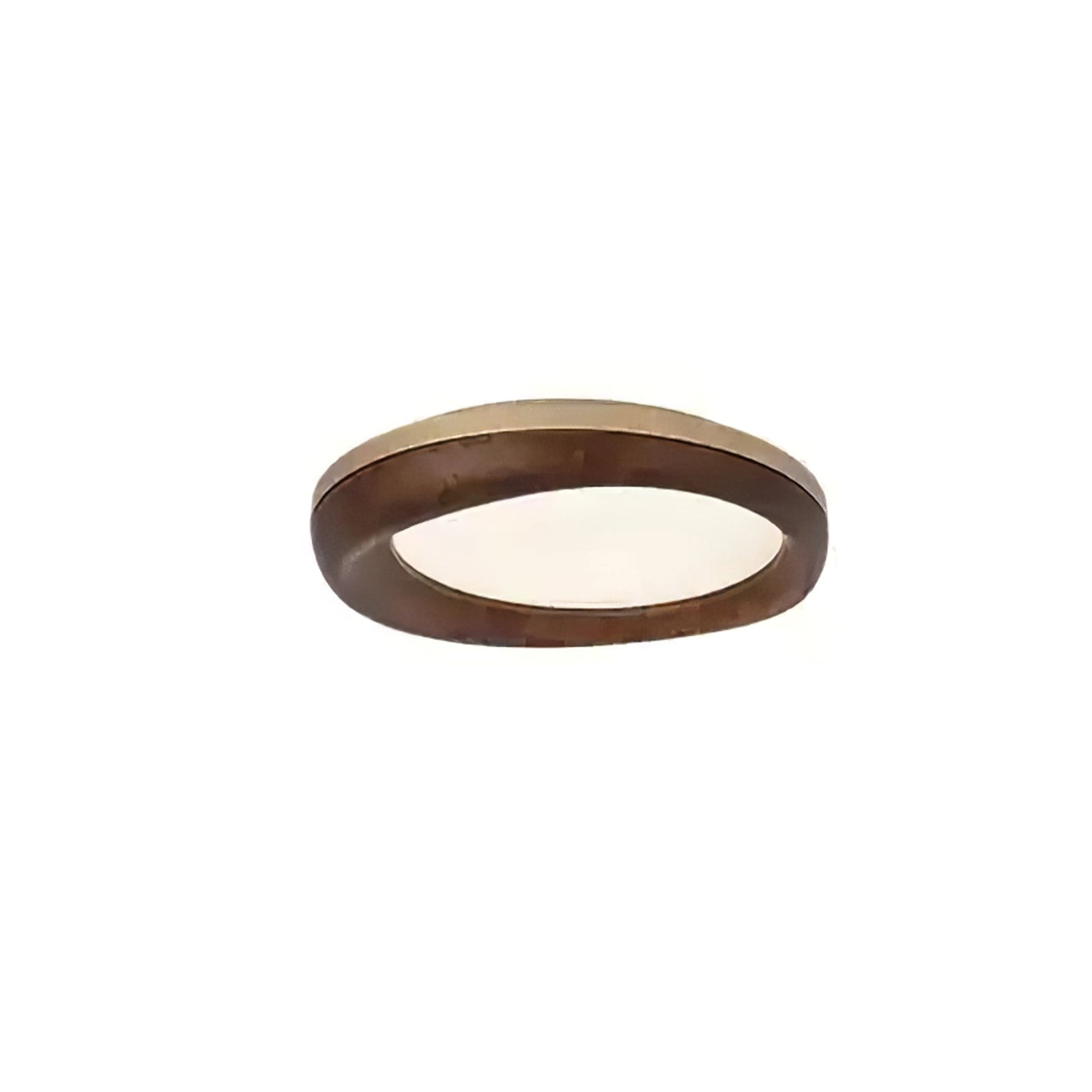 Eurtheara Organic Wood Glass Ceiling Light - Lamp Outdoor
