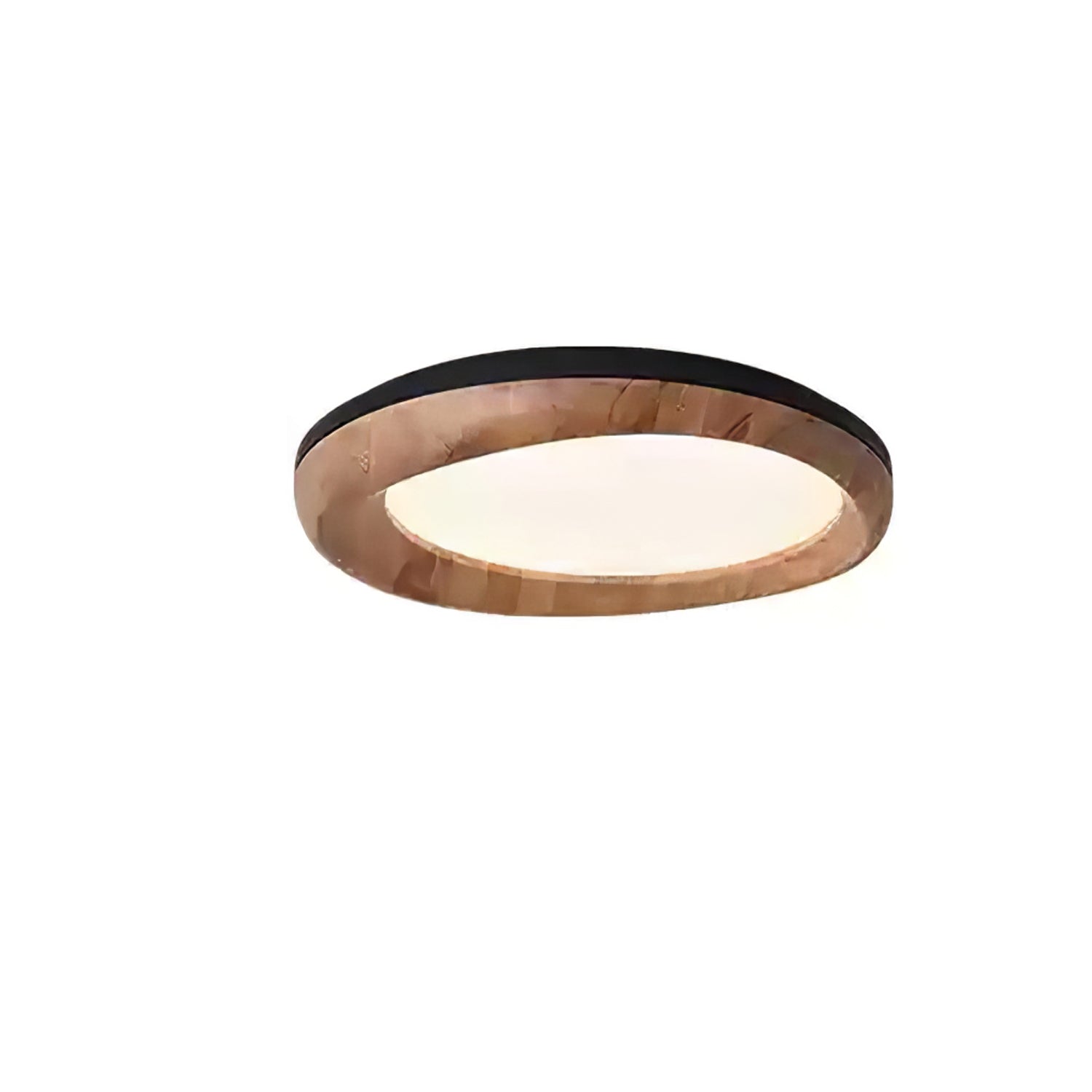 Eurtheara Organic Wood Glass Ceiling Light - Lamp Outdoor