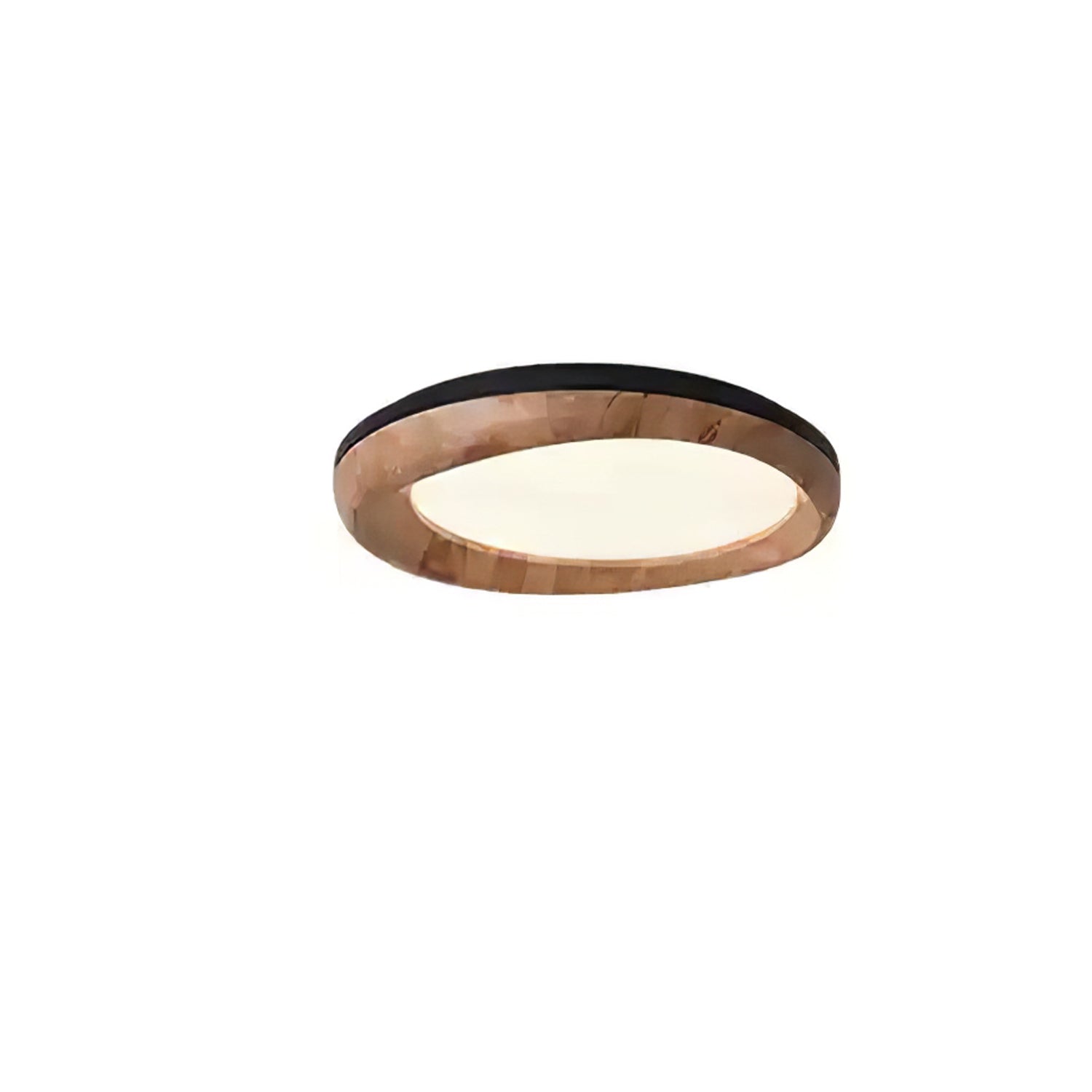 Eurtheara Organic Wood Glass Ceiling Light - Lamp Outdoor