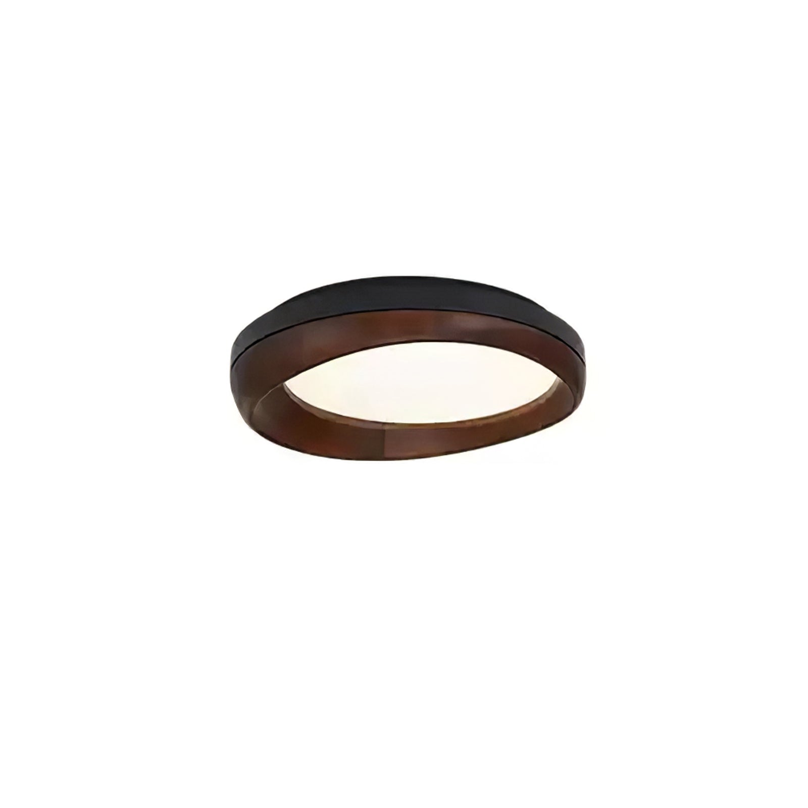 Eurtheara Organic Wood Glass Ceiling Light - Lamp Outdoor