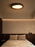 Eurtheara Organic Wood Glass Ceiling Light - Lamp Outdoor