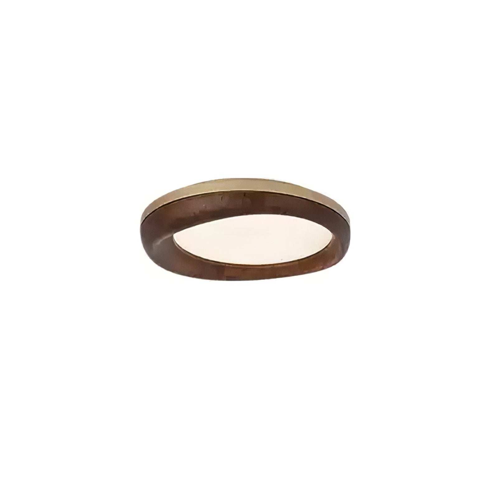 Eurtheara Organic Wood Glass Ceiling Light - Lamp Outdoor