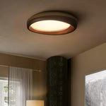 Eurtheara Organic Wood Glass Ceiling Light - Lamp Outdoor