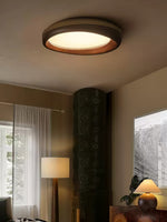 Eurtheara Organic Wood Glass Ceiling Light - Lamp Outdoor