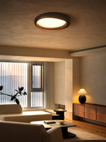 Eurtheara Organic Wood Glass Ceiling Light - Lamp Outdoor