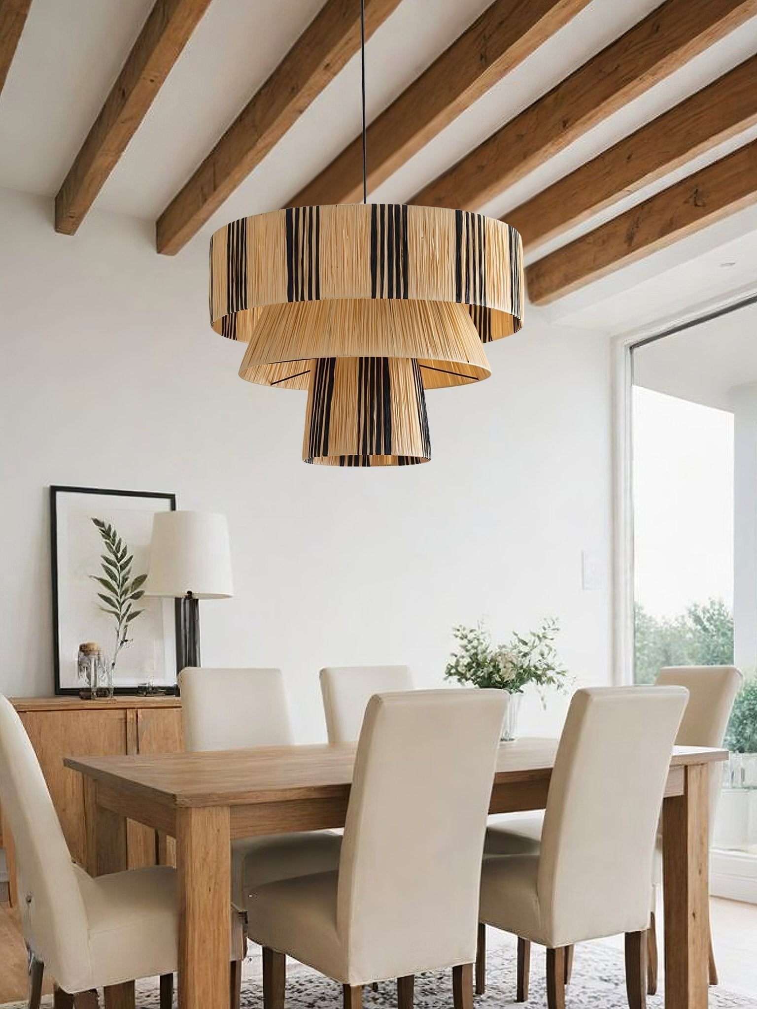 Zarora Raffia Pendant Lamp - Lamp Outdoor