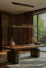 Daniel Modern Wood Pendant Light - Lamp Outdoor