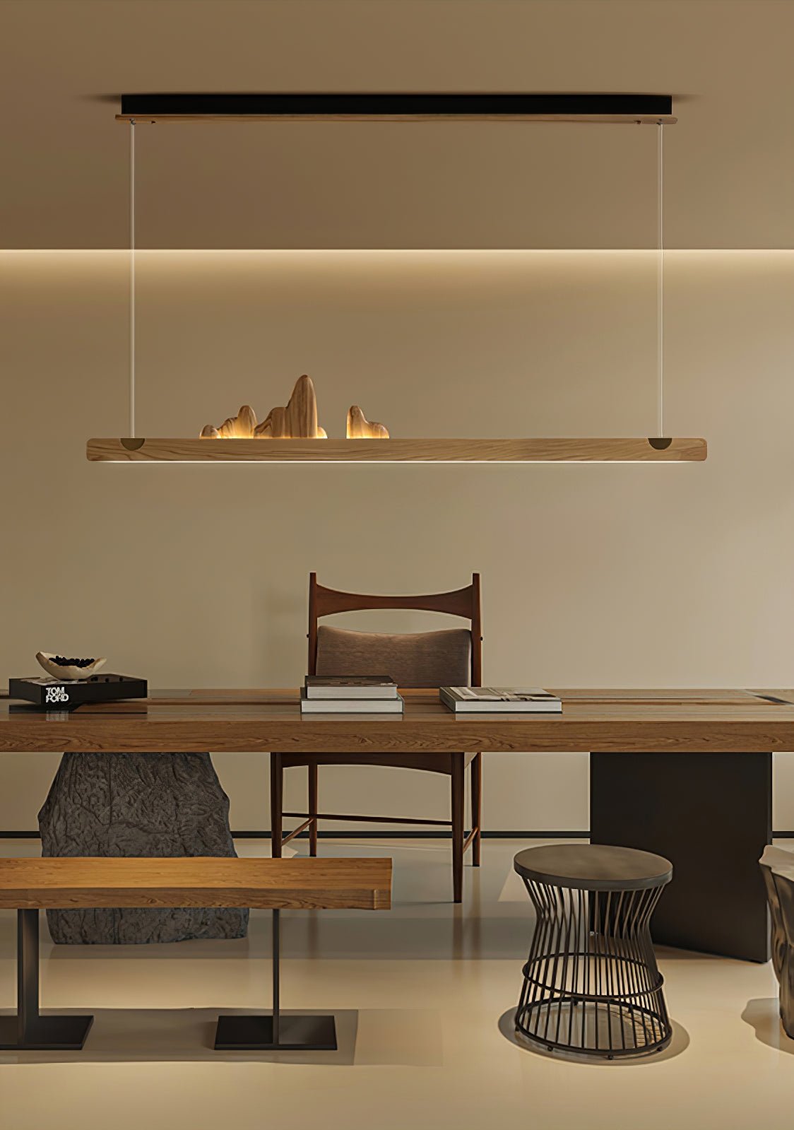 Daniel Modern Wood Pendant Light - Lamp Outdoor