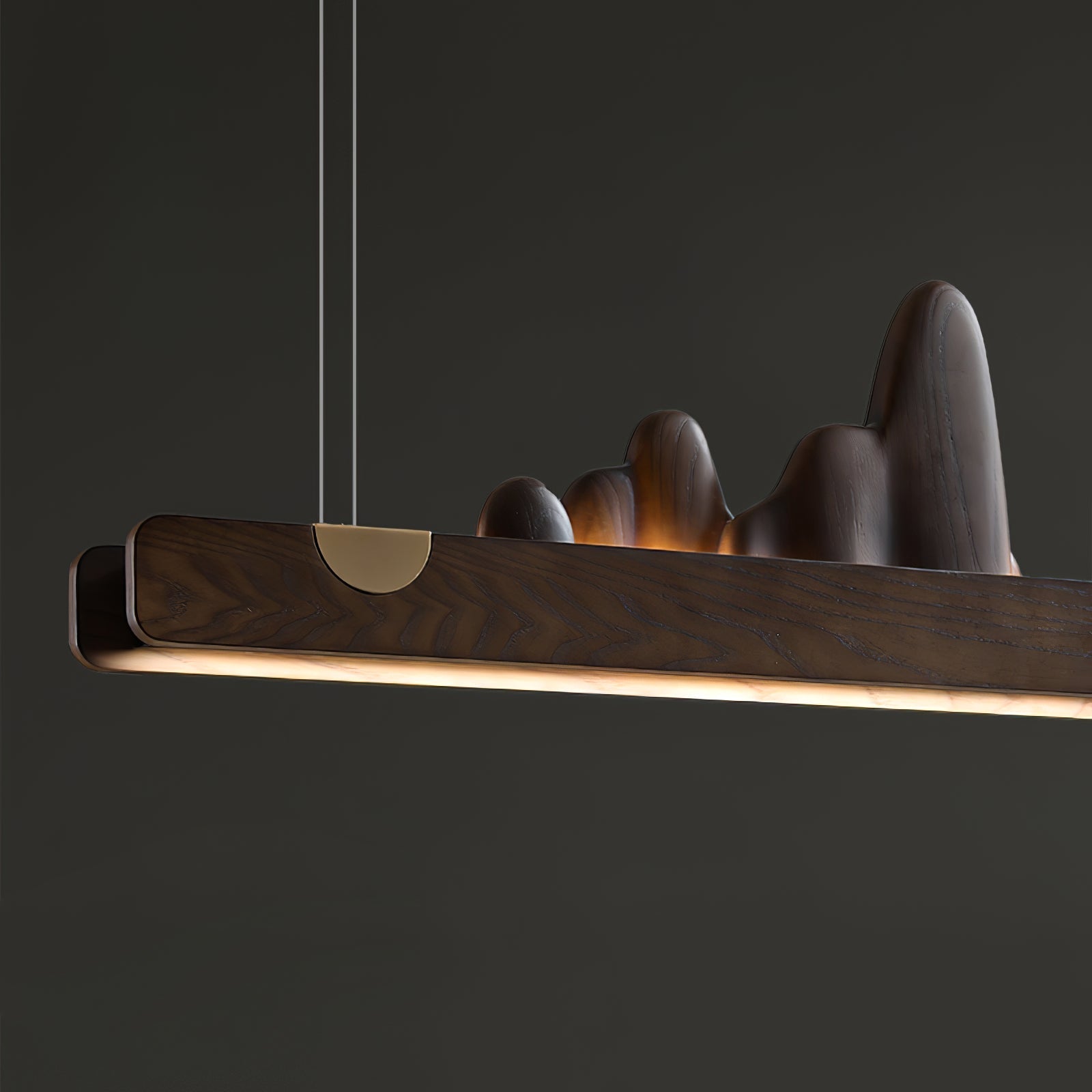 Daniel Modern Wood Pendant Light - Lamp Outdoor