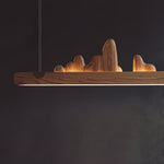 Daniel Modern Wood Pendant Light - Lamp Outdoor