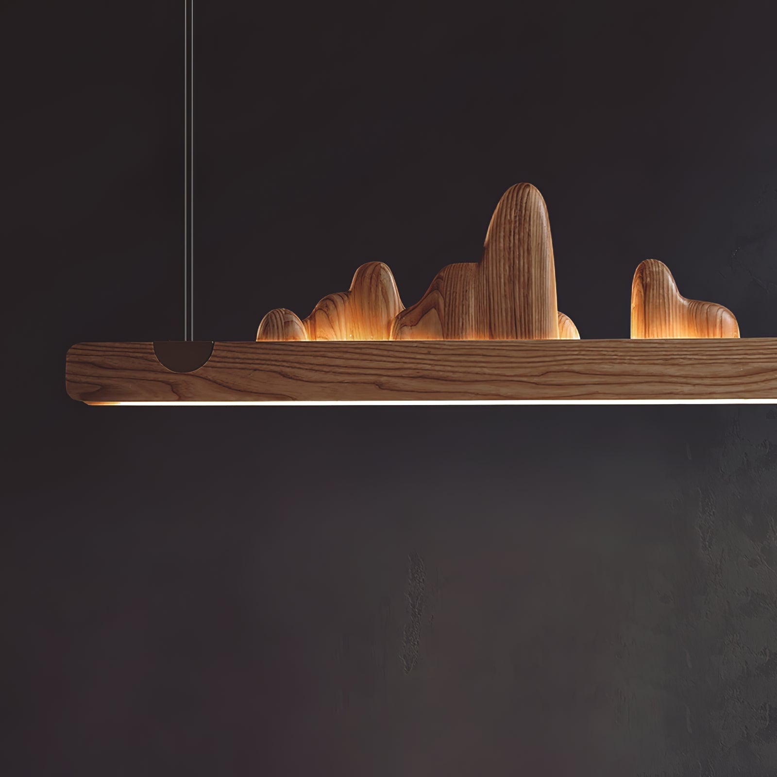Daniel Modern Wood Pendant Light - Lamp Outdoor