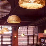 Zenith Bamboo Pendant Light - Lamp Outdoor