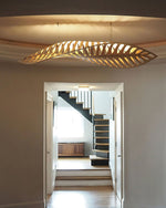 Veliren Leaf Wood Pendant Light - Lamp Outdoor
