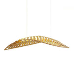 Veliren Leaf Wood Pendant Light - Lamp Outdoor
