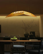 Veliren Leaf Wood Pendant Light - Lamp Outdoor