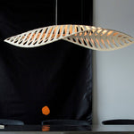 Veliren Leaf Wood Pendant Light - Lamp Outdoor
