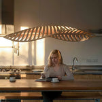 Veliren Leaf Wood Pendant Light - Lamp Outdoor