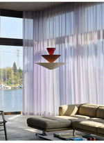 Pyramia Tiered Color Block Pendant Light - Lamp Outdoor