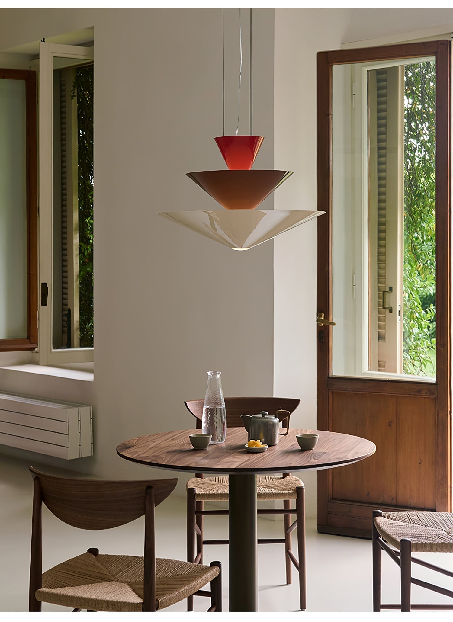 Pyramia Tiered Color Block Pendant Light - Lamp Outdoor